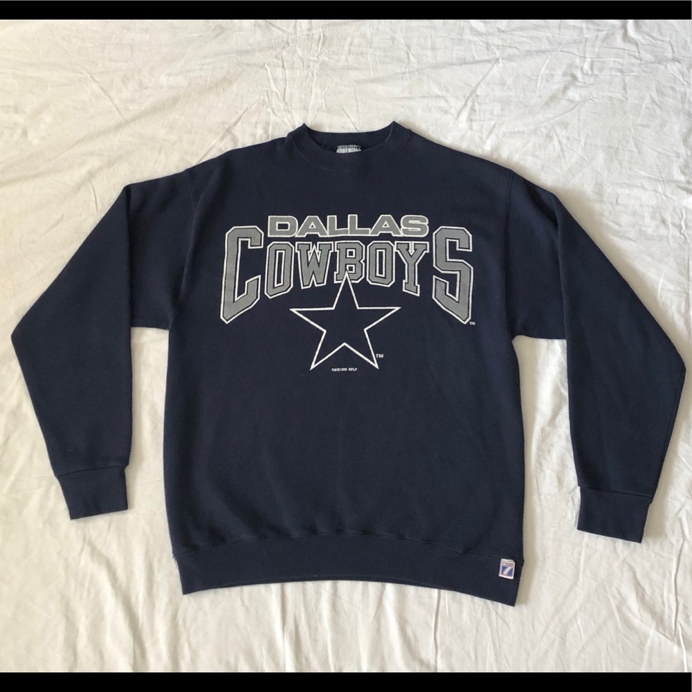 Vintage Logo 7 Dallas Cowboys Crewneck Size Large